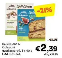 Unes BelleBuone 5 ColazioniBell Galbusera 5 Cole GALBUSERA offerta