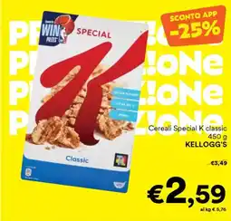 Unes Cereali Special K classic KELLOGG'S offerta