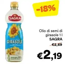 Unes Olio di semi di girasole SAGRA offerta