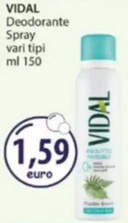 Acqua & Sapone VIDAL Deodorante Spray offerta