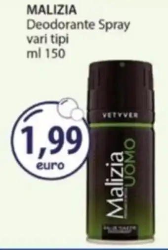 Acqua & Sapone MALIZIA Deodorante Spray offerta