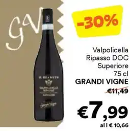 Unes Valpolicella Ripasso DOC Superiore GRANDI VIGNE offerta