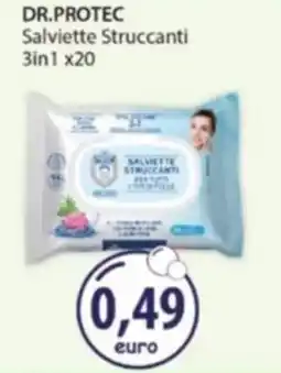 Acqua & Sapone DR.PROTEC Salviette Struccanti 3in1 x20 offerta