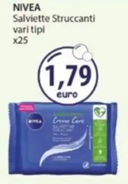 Acqua & Sapone NIVEA Salviette Struccanti x25 offerta