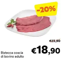 Unes Bistecca coscia di bovino adulto offerta