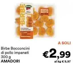 Unes Birbe Bocconcini di pollo impanati AMADORI offerta
