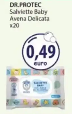Acqua & Sapone DR.PROTEC Salviette Baby Avena Delicata x20 offerta