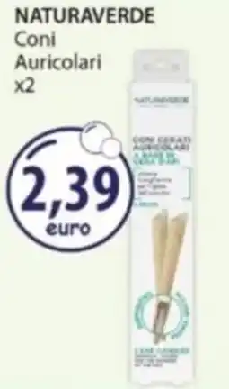 Acqua & Sapone NATURAVERDE Coni Auricolari x2 offerta