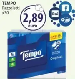 Acqua & Sapone TEMPO Fazzoletti x30 offerta