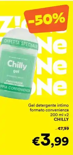 Unes Gel detergente intimo formato convenienza CHILLY offerta