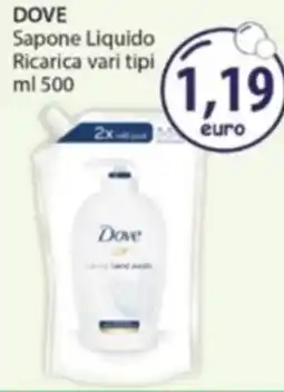Acqua & Sapone DOVE Sapone Liquido Ricarica offerta