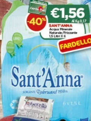 Crai Acqua sant'anna offerta