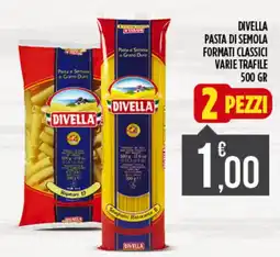 Euroesse Divella pasta di semola formati classici offerta