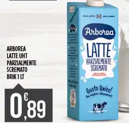 Euroesse Arborea latte uht parzialmente scremato brik offerta