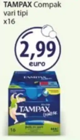 Acqua & Sapone TAMPAX Compak x16 offerta