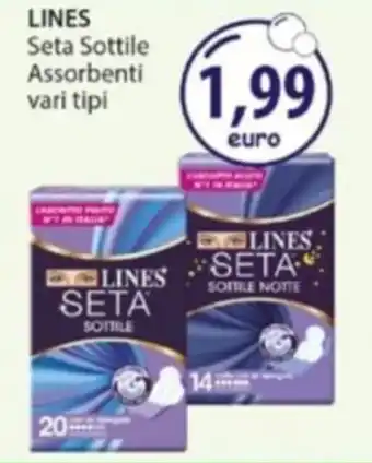 Acqua & Sapone LINES Seta Sottile Assorbenti offerta