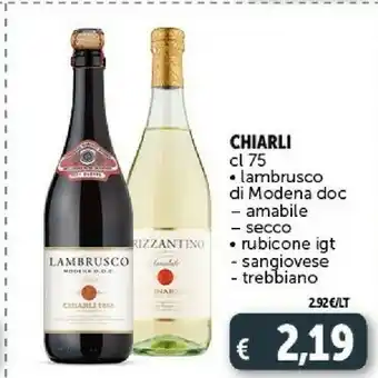 Deco Supermercati Lambrusco di modena doc offerta