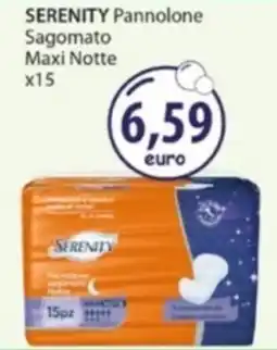 Acqua & Sapone SERENITY Pannolone Sagomato Maxi Notte x15 offerta