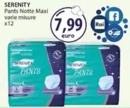 Acqua & Sapone SERENITY Pants Notte Maxi x12 offerta