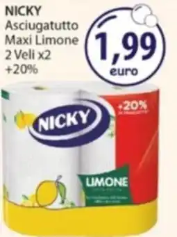Acqua & Sapone NICKY Asciugatutto Maxi Limone offerta