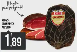 Euroesse King's gran speck all'etto offerta