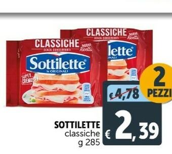 Deco Supermercati Sottilette offerta