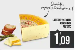 Euroesse Latterie vicentine asiago dop all'etto offerta