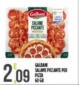 Euroesse Galbani salame piccante per pizza offerta