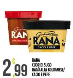 Euroesse Rana cuor di sugo ragù alla bolognese/ cacio e pepe offerta