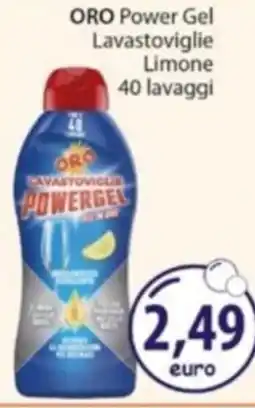 Acqua & Sapone ORO Power Gel Lavastoviglie Limone offerta
