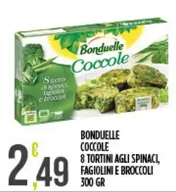 Euroesse Bonduelle coccole 8 tortini agli spinaci, fagiolini e broccoli offerta