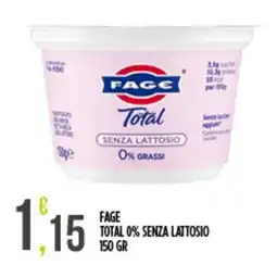 Euroesse Fage total 0% senza lattosio offerta
