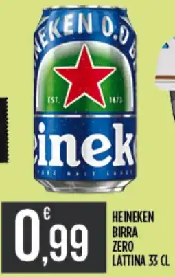 Euroesse Heineken birra zero lattina offerta