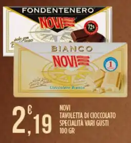 Euroesse Novi tavoletta di cioccolato specialita offerta