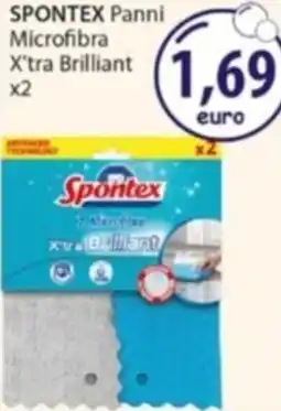 Acqua & Sapone SPONTEX Panni Microfibra X'tra Brilliant x2 offerta