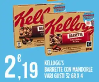 Euroesse Kellogg's barrette con mandorle offerta