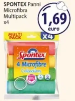 Acqua & Sapone SPONTEX Panni Microfibra Multipack x4 offerta