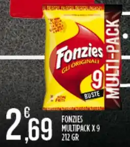 Euroesse Fonzies multipack x9 offerta