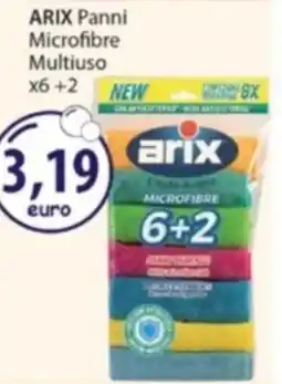 Acqua & Sapone ARIX Panni Microfibre Multiuso x6+2 offerta