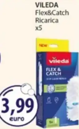 Acqua & Sapone VILEDA Flex&Catch Ricarica x5 offerta