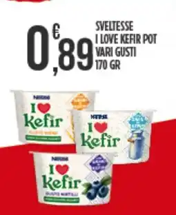 Euroesse Nestle sveltesse i love kefir pot offerta
