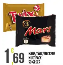 Euroesse Mars/twix/snickers multipack offerta