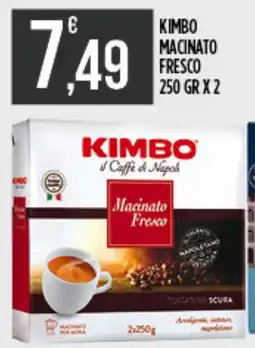 Euroesse Kimbo macinato fresco offerta