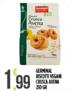 Euroesse Germinal biscotti vegani crusca avena offerta
