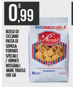 Euroesse Russo di cicciano pasta di semola formati speciali /ormati integrali offerta