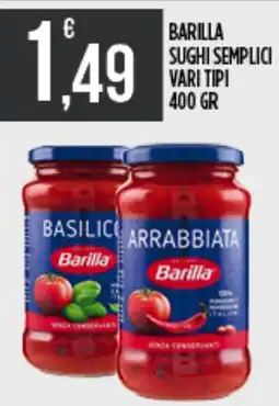 Euroesse Barilla sughi semplici offerta