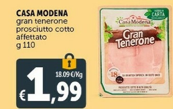 Deco Supermercati Prosciutto cotto offerta