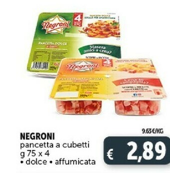 Deco Supermercati Pancetta offerta