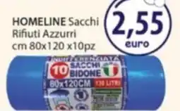 Acqua & Sapone HOMELINE Sacchi Rifiuti Azzurri offerta