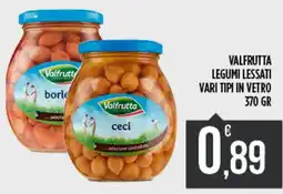 Euroesse Valfrutta legumi lessati vari tipi in vetro offerta